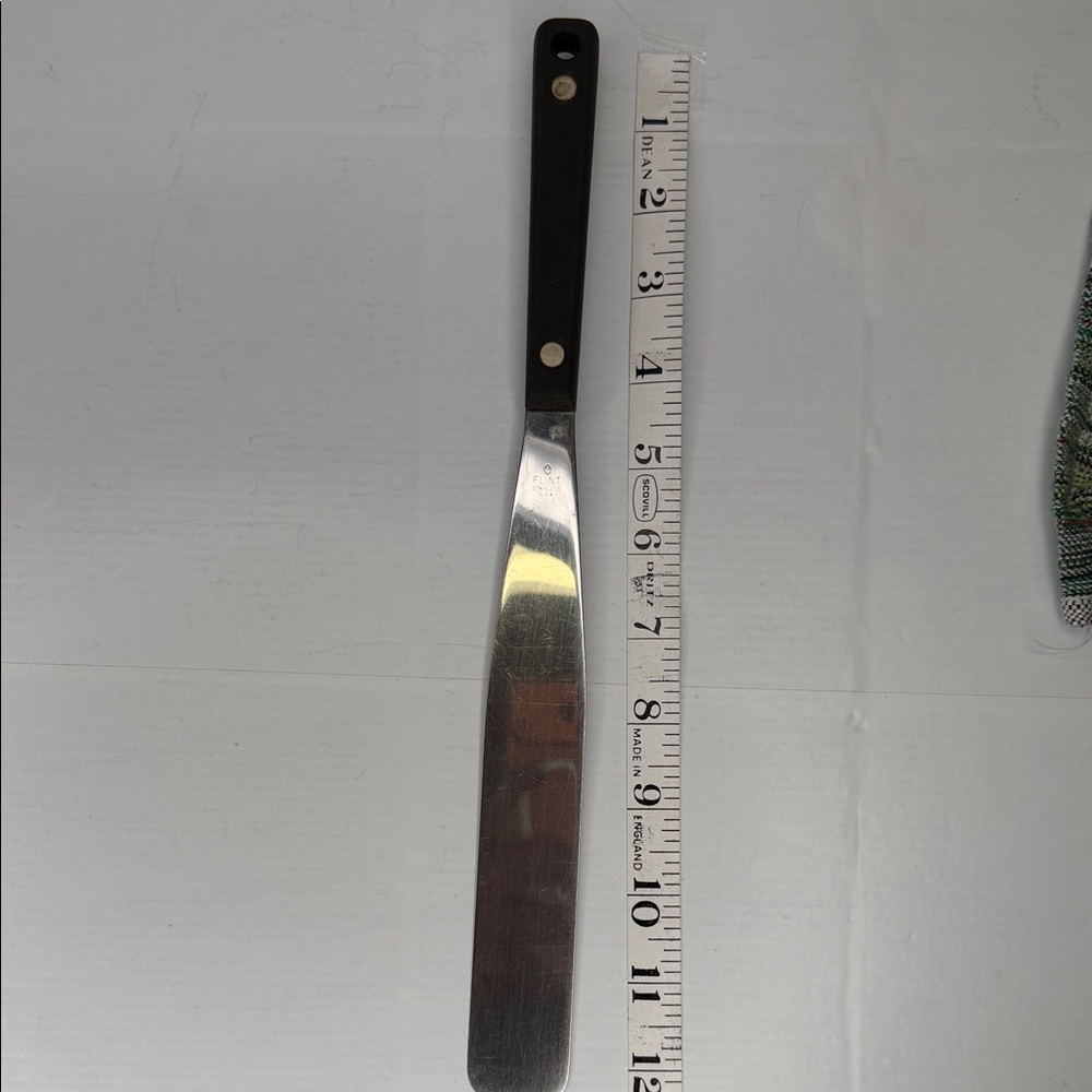 Flint Stainless Steel USA Spatula Frosting Spreader Vintage
